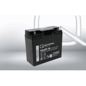 Batería Qbatteries 12LCP-19 Agm Deep Cycle Battery. Tecnología AGM. 12V - 19Ah (181x77x167mm)