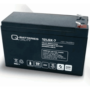 Batería Qbatteries 12LSX-7 Agm Long Life. Tecnología AGM. 12V - 7Ah (151x65x94mm)