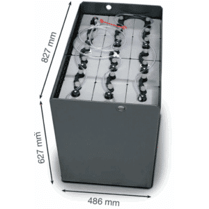 Batería Neutro 24-8PZS920-827X486X627. 24V (827x486x627mm)
