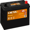 Batería Deta DB454. 12V - 45Ah/330A (EN) Caja B24