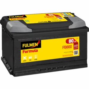 Batería Fulmen FB800 Formula. 12V - 80Ah/640A (EN) Caja L4