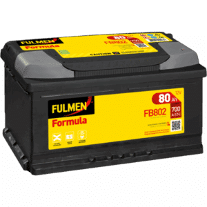 Batería Fulmen FB802 Formula. 12V - 80Ah/700A (EN) Caja LB4