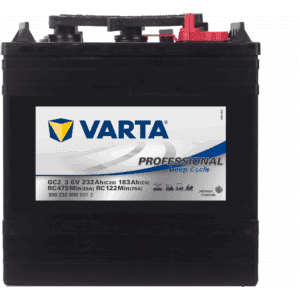 Batería Varta GC2/3 Professional Deep Cycle. 6V - 232Ah (261x181x283mm)