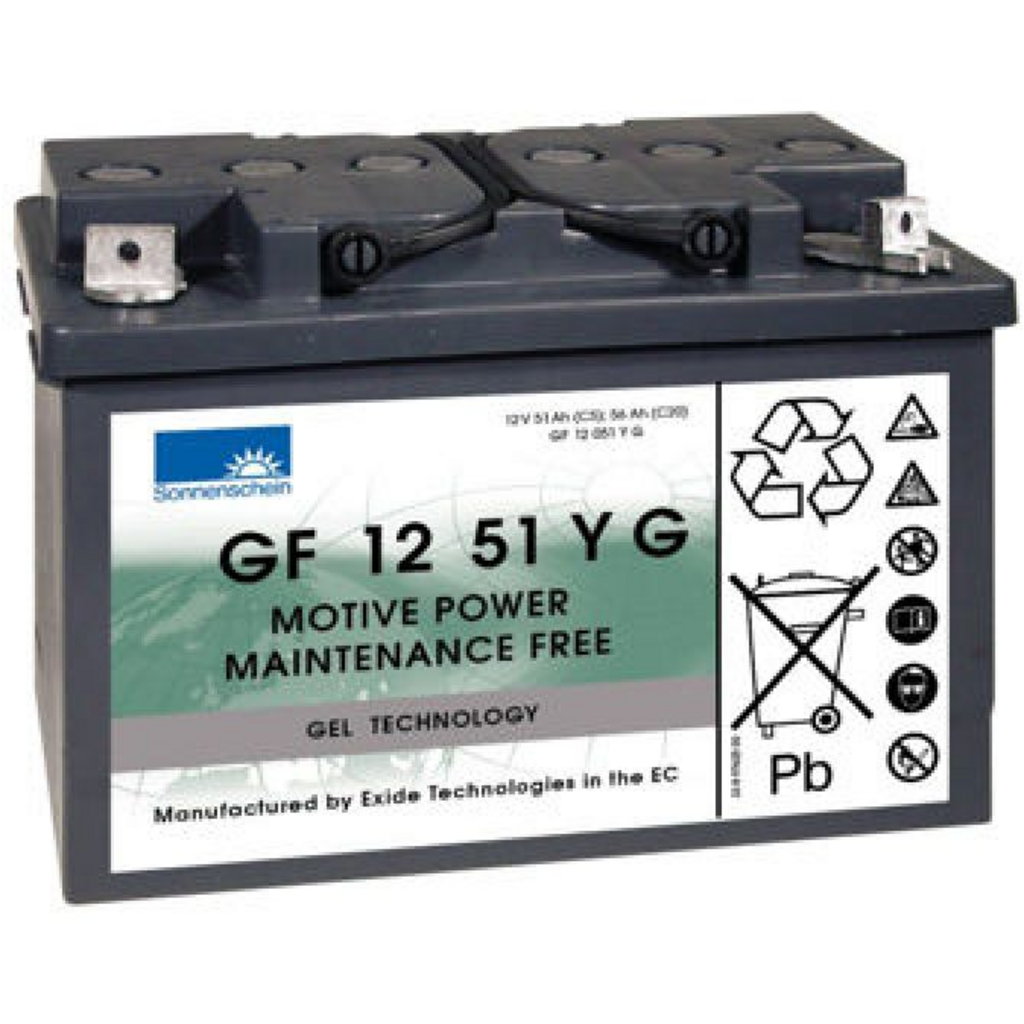 Batería Sonnenschein GF12051YG1. 12V - 56Ah Caja L3 (278x175x190mm)