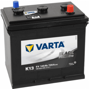 Batería Varta K13 Promotive Heavy Duty 6V. 6V - 140Ah/720A (EN) 140 023 072 A74 2 (260x175x236mm)