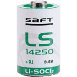 SAFT LS14250 1/2AA LITHIUM 3,6V 1200mAh