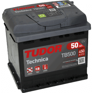 Batería Tudor TB500 Technica. 12V - 50Ah/450A (EN) Caja L1