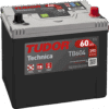 Batería Tudor TB604 Technica. 12V - 60Ah/390A (EN) Caja D23