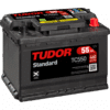 Batería Tudor TC550 Standard. 12V - 55Ah/460A (EN) Caja L2