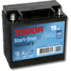 Batería Tudor TK151. Tecnología AGM. 12V - 15Ah/200A (EN) (150x90x145mm)