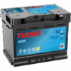 Batería Tudor TK620 Start-Stop Agm. Tecnología AGM. 12V - 62Ah/680A (EN) Caja L2