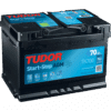 Batería Tudor TK700 Start-Stop Agm. Tecnología AGM. 12V - 70Ah/760A (EN) Caja L3