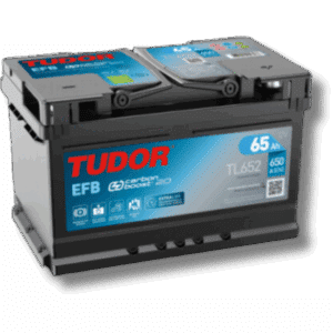 Batería Tudor TL652. Tecnología EFB. 12V - 65Ah/650A (EN) Caja LB3