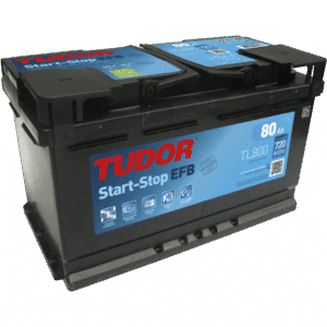 Batería Tudor TL800 Start-Stop Efb. Tecnología EFB. 12V - 80Ah/720A (EN) Caja L4