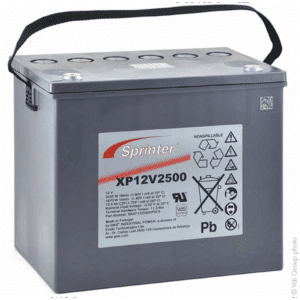 Batería Exide XP12V2500 Sprinter. Tecnología AGM. 12V - 73,4Ah/2046A (EN) (262x172x239mm)