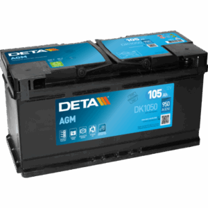 Batería Deta DK1050 Agm. Tecnología AGM. 12V - 105Ah/950A (EN) Caja L6