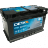 Batería Deta DL800 Efb. Tecnología EFB. 12V - 80Ah/800A (EN) Caja L4