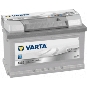 Batería Varta E38 Silver Dynamic. 12V - 74Ah/750A (EN) 574 402 075 316 2 Caja LB3