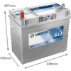 Batería Varta B33 Blue Dynamic. 12V - 45Ah/330A (EN) 545 157 033 313 2 Caja B24