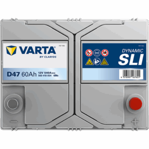 Batería Varta D47 Blue Dynamic. 12V - 60Ah/540A (EN) 560 410 054 313 2 Caja D23