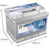 Batería Varta D59 Blue Dynamic. 12V - 60Ah/540A (EN) 560 409 054 313 2 Caja LB2