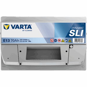 Batería Varta E13 Black Dynamic. 12V - 70Ah/640A (EN) 570 409 064 312 2 Caja L3