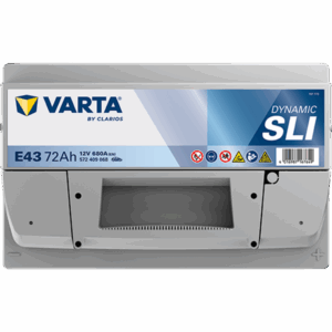 Batería Varta E43 Blue Dynamic. 12V - 72Ah/680A (EN) 572 409 068 313 2 Caja LB3