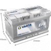 Batería Varta E46 Blue Dynamic Efb. Tecnología EFB. 12V - 75Ah/730A (EN) 575 500 073 D84 2 Caja LB4