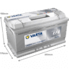 Batería Varta LED95 Dual Purpose Efb. Tecnología EFB. 12V - 90Ah/800A (EN) Caja L5
