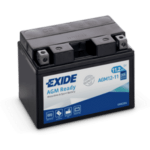 Batería Exide AGM12-11 Moto 12V Agm Ready. 12V - 11Ah/205A (EN) (150x90x110mm)