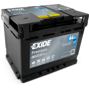 Batería Exide EA640 Premium. 12V - 64Ah/640A (EN) Caja L2