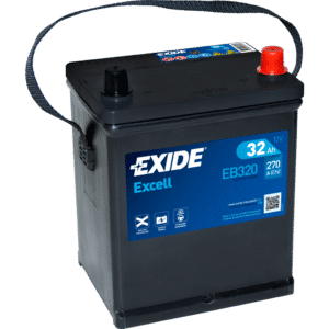 Batería Exide EB320 Excell. 12V - 32Ah/270A (EN) (178x135x225mm)