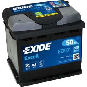 Batería Exide EB501 Excell. 12V - 50Ah/450A (EN) Caja L1