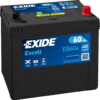 Batería Exide EB604 Excell. 12V - 60Ah/480A (EN) Caja D23