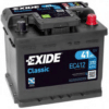 Batería Exide-Classic EC412 Classic. 12V - 41Ah/370A (EN) Caja LB1