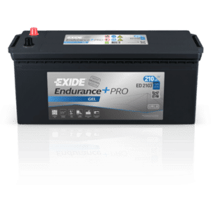 Batería Exide Endurance Pro Gel ED2103 12V 210Ah 1050A para Vehículos Exigentes