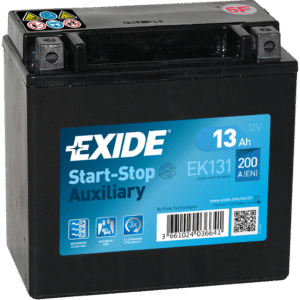 Batería Exide EK131 Baterias Auxiliares. 12V - 13Ah/200A (EN) (150x90x145mm)