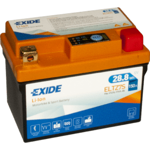 Batería Exide-Litio ELTZ7S. 12V - 2,4Ah/150A (EN) (113x70x85mm)