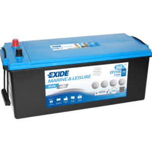 Batería Exide EP2100 Marina Dual. 12V - 240Ah/1200A (EN) Caja C
