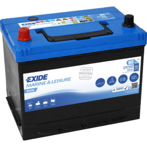 Batería Exide ER350 Marina Dual. 12V - 80Ah/510A (EN) Caja D26