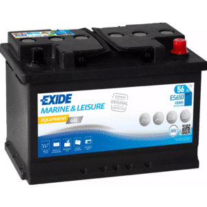 Batería Exide ES650 Marina Gel. 12V - 56Ah/410A (EN) Caja L3