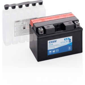 Batería Exide ET12A-BS Moto 12V Agm. 12V - 9,5Ah/130A (EN) (150x90x105mm)