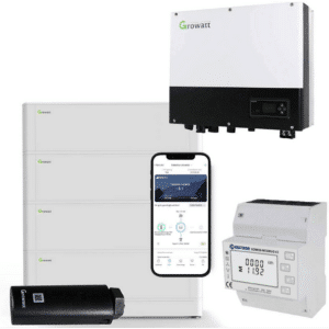 Kit inversor híbrido Growatt SPH 4000 4kW con bateria 10.24 kWh