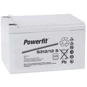 Batería Exide S312/12S Powerfit. Tecnología AGM. 12V - 12Ah (151x95x98mm)