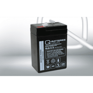 Batería Qbatteries 6LS-4.5 Agm Standard. Tecnología AGM. 6V - 4,5Ah (70x47x100mm)