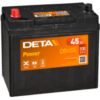 Batería Deta DB455. 12V - 45Ah/330A (EN) Caja B24
