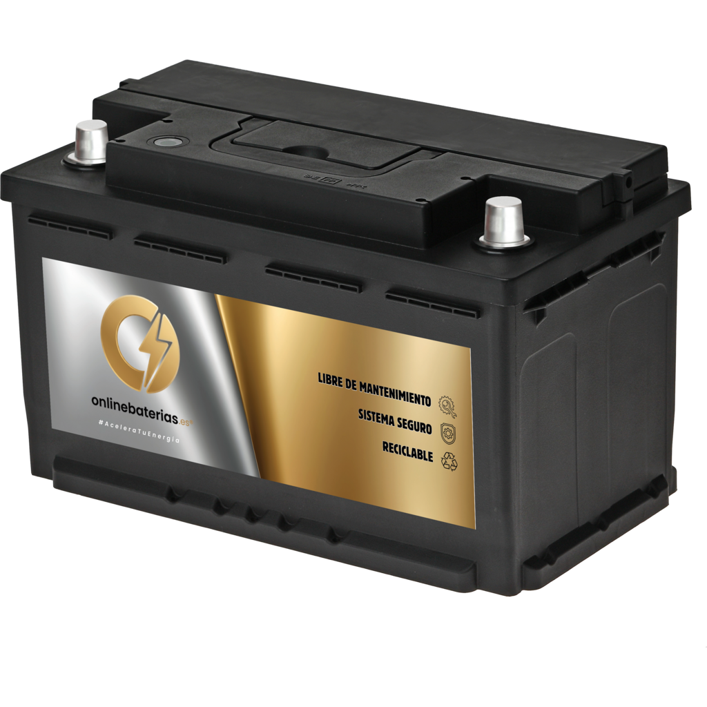 Batería Online Baterías OBLB480720D. 12V - 80Ah/720A (EN) Caja LB4